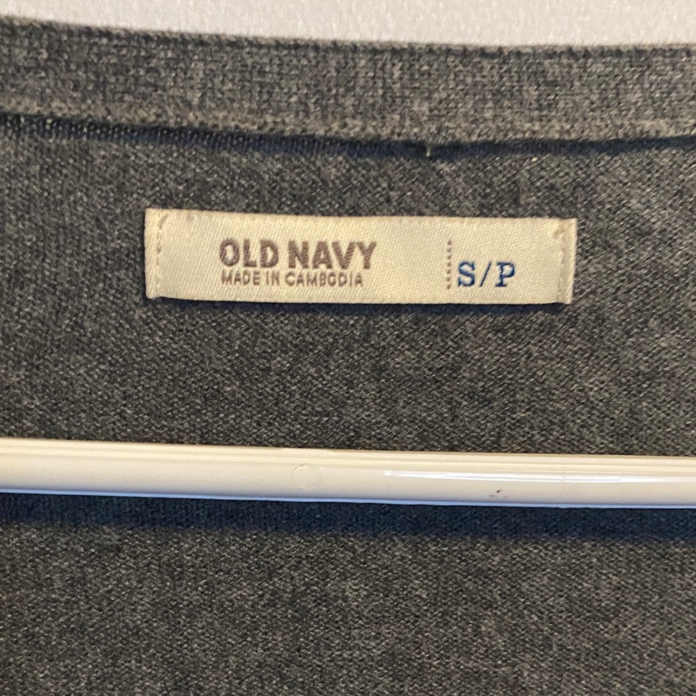 Old Navy Charcoal Cardigan Sweater - Picture 2 of 6